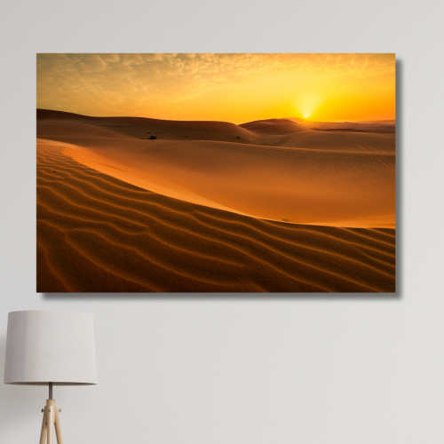 لوحة جدارية فنية مطبوعة - الصحراء