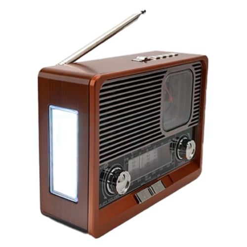 راديو بتصميم كلاسيكي يعمل بتقنية البلوتوث من دي ال...