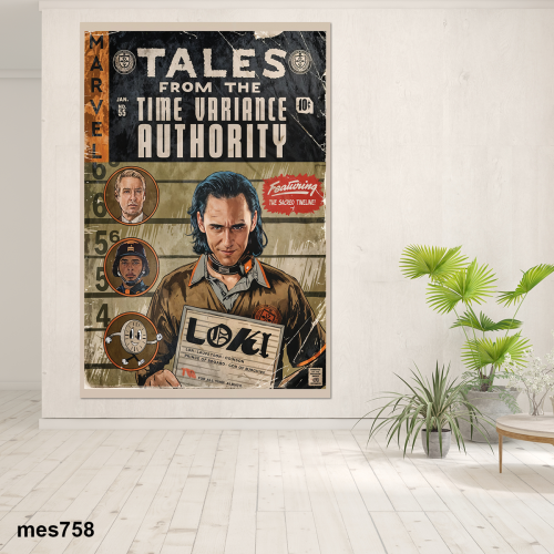 لوحة جدارية مطبوعة فنية وديكور- توم هيدلستون بشخصي...