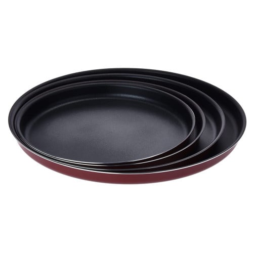 طقم صواني بيتزا فيترو من السيف 4 قطع غير لاصقة مقا...