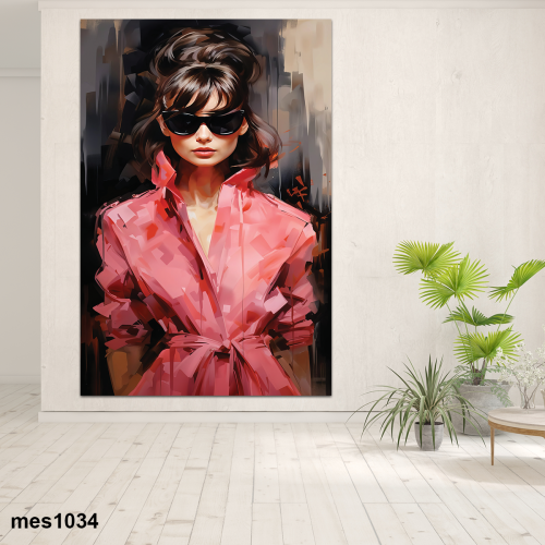 لوحة جدارية مطبوعة فنية وديكور - امرأة