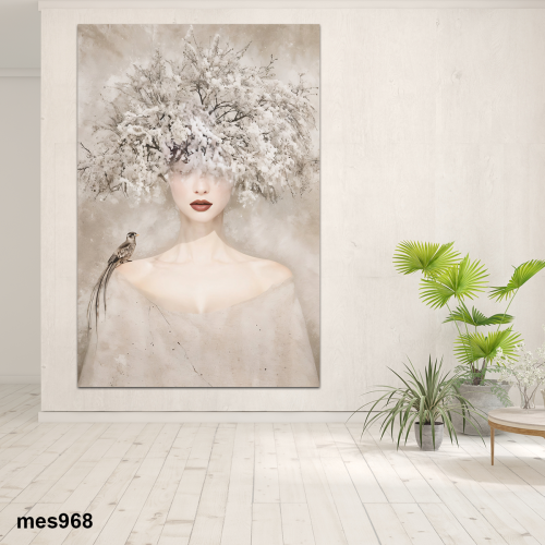 لوحة جدارية مطبوعة فنية وديكور - امرأة
