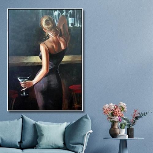 لوحة جدارية مطبوعة فنية وديكور - امرأة