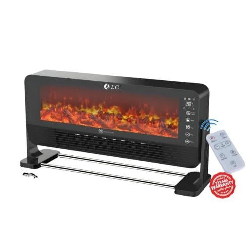 دفاية ديكور كهربائية 2 في 1 من دي ال سي بقوة 2000...