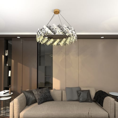 اضاءة سقف معلقة - ثريا علاقي تصميم مودرن