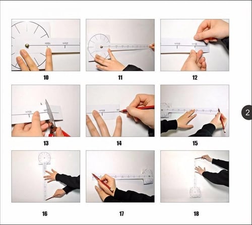 ساعة جدارية كلاسيكية لاصقة 3D لون اسود سهلة التركي...