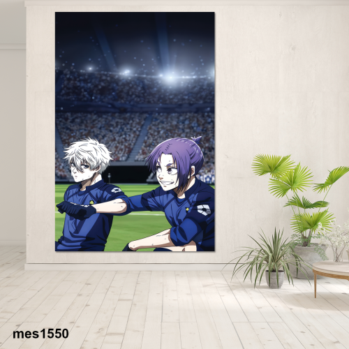 لوحة جدارية مطبوعة على لوح اكريلك من انمي Blue Loc...