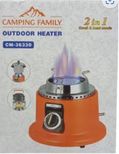دفاية مع طباخ Camping Family من دي ال سي
