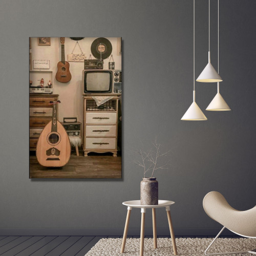 لوحة جدارية مطبوعة على لوح خشب MDF تراثيية