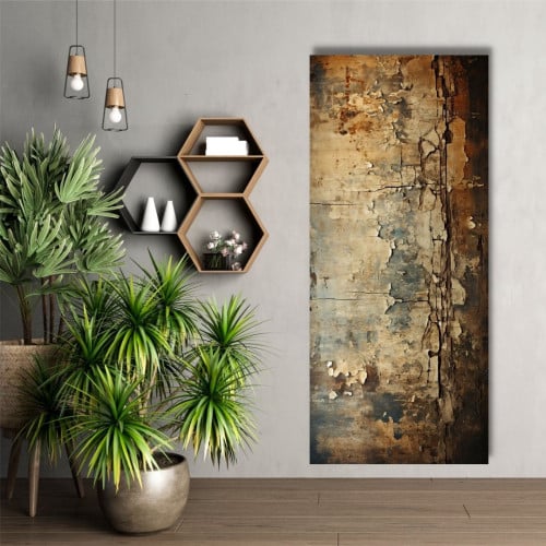 لوحة جدارية كنفاس مطبوعة وديكور لوحة طولية