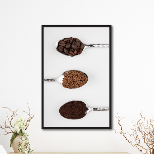 لوحة جدارية كنفاس مطبوعة - وقت القهوة