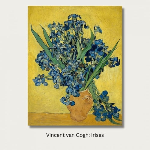 لوحة جدارية كلاسيكية مطبوعة ومغلفة بالزجاج - الفنا...