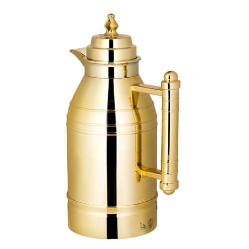 ترمس حراري ستيل للقهوة والشاي من السيف - لون ذهبي...