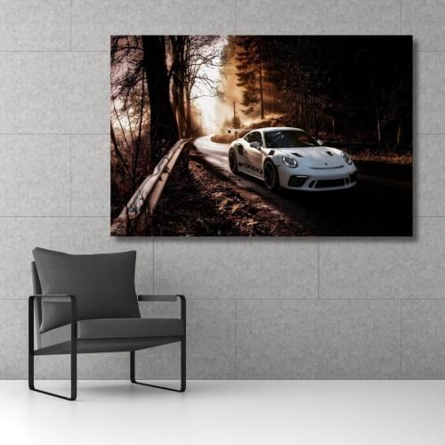 لوحة جدارية فنية مطبوعة - سيارة سبورت