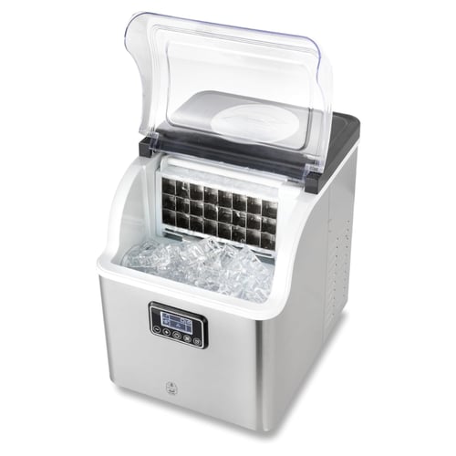ماكينة صنع ثلج رقمية كهربائية مع تنظيف ذاتي وهيكل...
