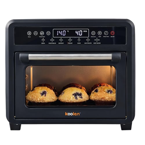 فرن وقلاية هوائية 2 في 1 مع ملحقات من كولين - سعة...