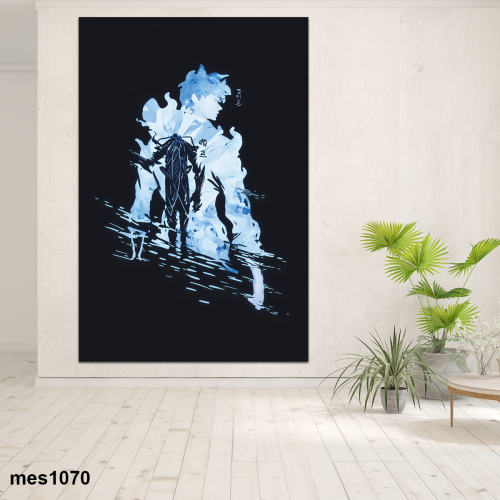 لوحة جدارية مطبوعة على لوح اكريلك من انمي سولو ليف...