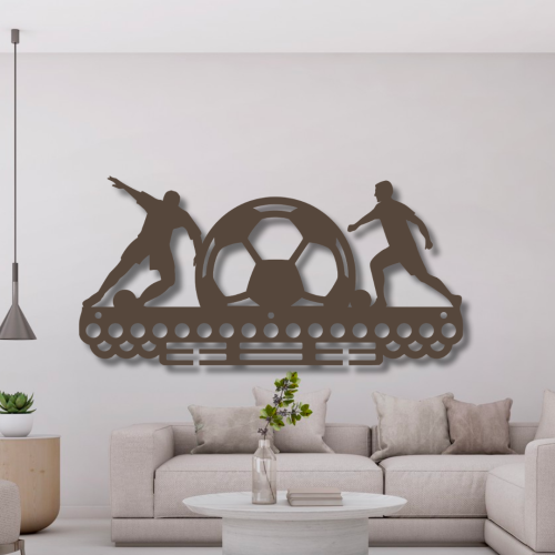 منحوتة خشبية لوحة ديكور-كرة القدم