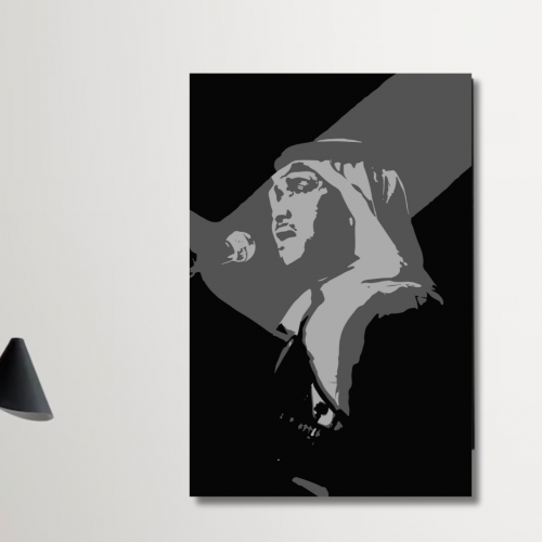 لوحة جدارية كنفاس مطبوعة - محمد عبده