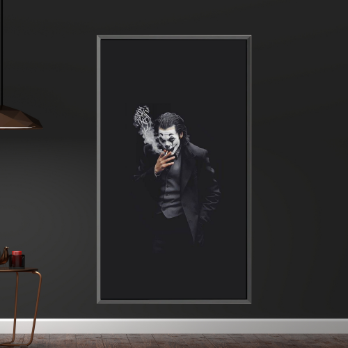 الجوكر في لوحة جدارية كانفس