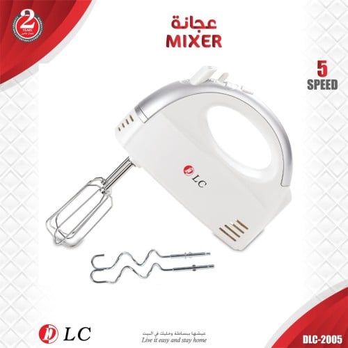 عجانة وخلاط كيك من دي ال سي - 5 سرعات