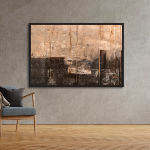 لوحة جدارية كنفاس مطبوعة - تجريدي