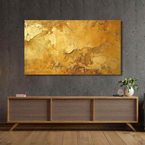 لوحة جدارية كنفاس مطبوعة وديكور ذهبيات