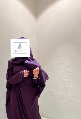 Purple abaya