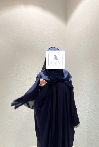 Navy abaya