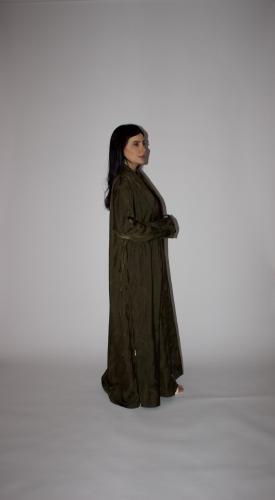 Olive green abaya