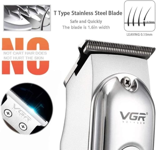 ماكينة حلاقة كهربائية للرجال V-071 فضي