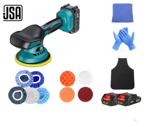 ماكينة صنفرة دائرية لاسلكية من JSA مع بطارية قابلة...