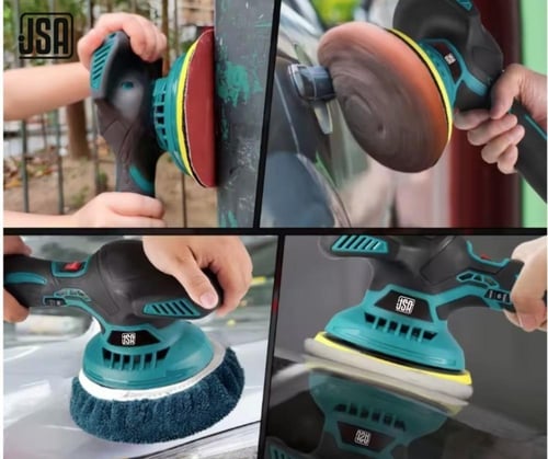 ماكينة صنفرة دائرية لاسلكية من JSA مع بطارية قابلة...