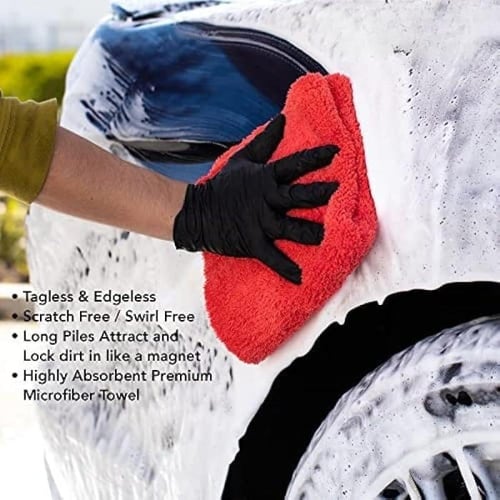 منشفة مايكروفايبر (6 قطعة) بقياس 40×40 سم هي مجموع...
