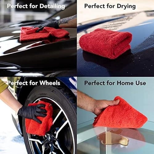 منشفة مايكروفايبر (6 قطعة) بقياس 40×40 سم هي مجموع...