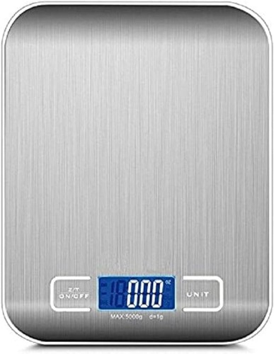 ميزان مطبخ فضي الكتروني 5 كغ 10248