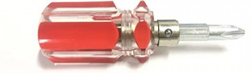 مفك وجهين صغير احمر -شد 40 - 10513