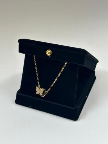 سلسال فراشة ذهبي