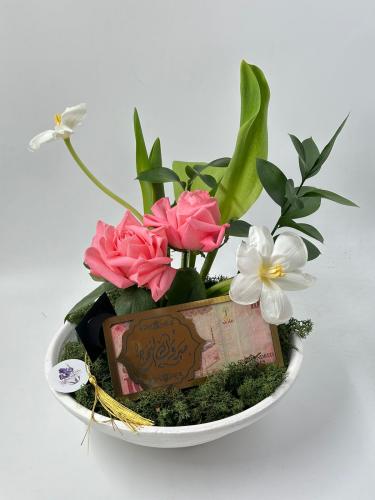 هدية تخرج بتنسيق ورد