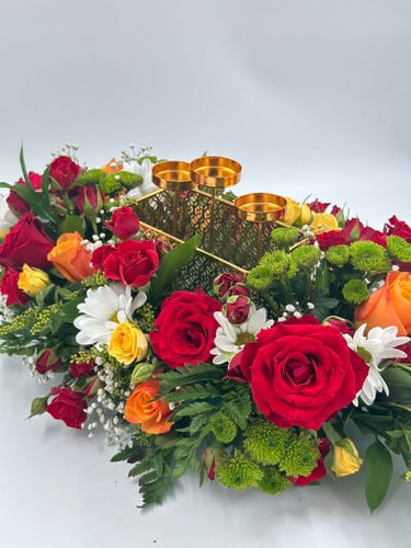 شمعدان تزيين طاولة عشاء