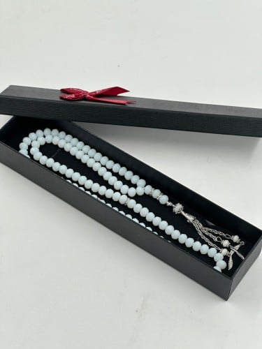 سبحة كرستال ابيض