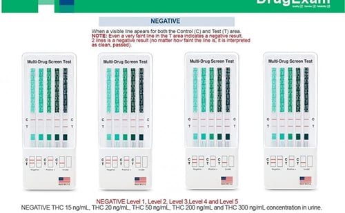 كشف الحشيش thc بالنسبه خمس مستويات امريكي