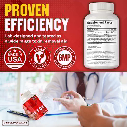 منظف امريكي Detox by USA كبسولات