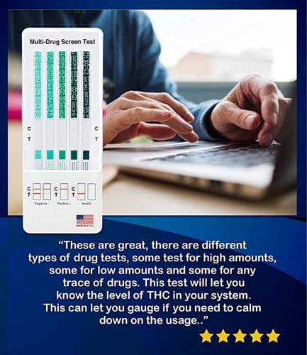 كشف الحشيش thc بالنسبه خمس مستويات امريكي