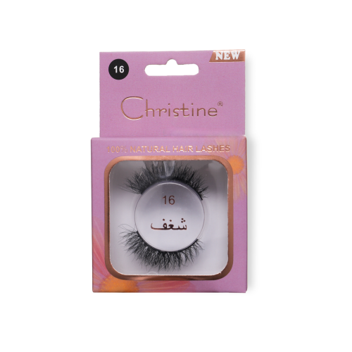 كرستين رموش شعر طبيعي رقم 16-CH-E2115