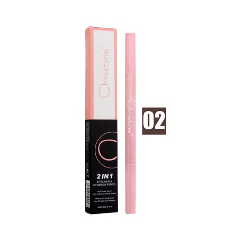 قلم تحديد الحواجب والعيون المزدوج من كريستين-CH-P2...