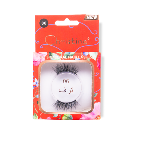 كرستين رموش شعر طبيعي رقم 06-CH-E2115