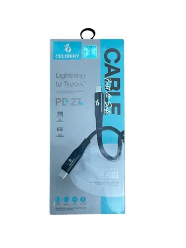 Celibery - كابل شحن ومزامنة بيانات تايب سي إلى آيف...