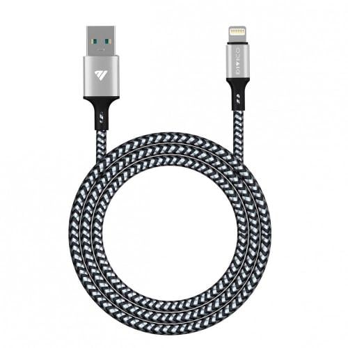 DIVICO - سلك شحن ونقل بيانات آيفون - نايلون 3 متر