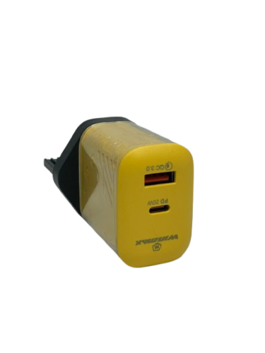 winmax - شاحن جداري 65 واط أصفر